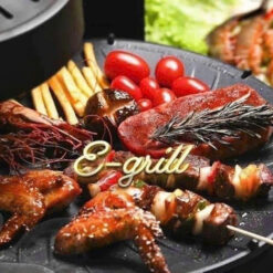 Bếp nướng quay tròn không mùi, không khói E-Grill (bản cơ)