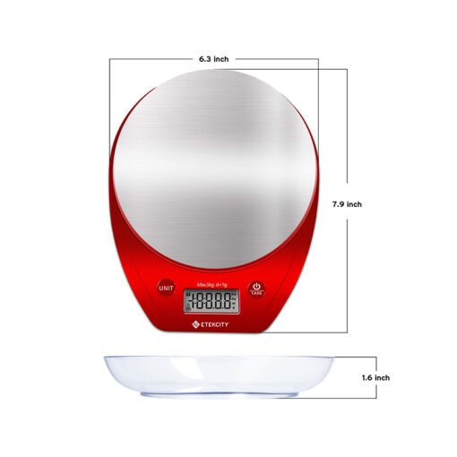 Cân nhà bếp Etekcity Ek5150 Red