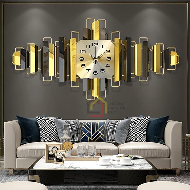 dong-ho-treo-tuong-hien-dai-3d-kreative-geometrie-wohnkultur3 Đồng Hồ Treo Tường Hiện Đại 3D Kreative Geometrie Wohnkultur