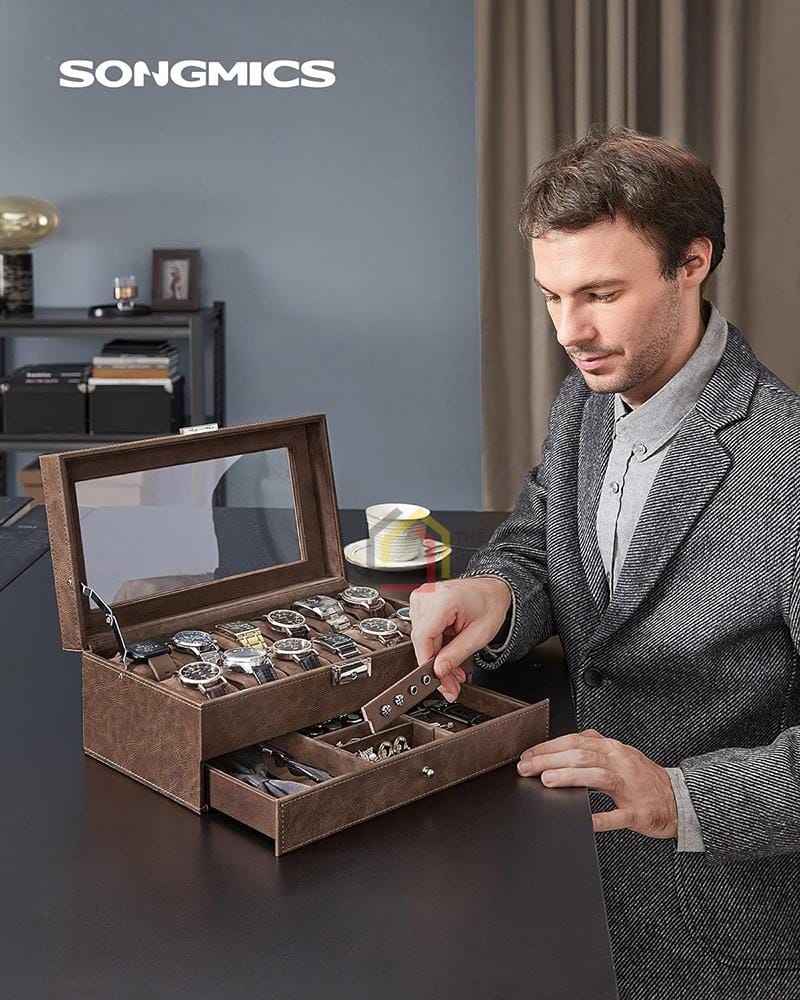 hop-dung-dong-ho-da-songmics-2-tang1 Hộp đựng đồng hồ da Songmics 2 tầng