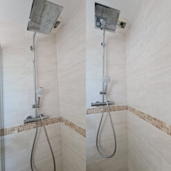 Sen cây Hansgrohe Crometta E 240 1Jet Showerpipe 3in1 (27298000 - Bát vuông)