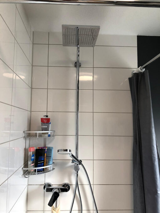 Sen cây Hansgrohe Crometta E 240 1Jet Showerpipe 3in1 (27298000 - Bát vuông)