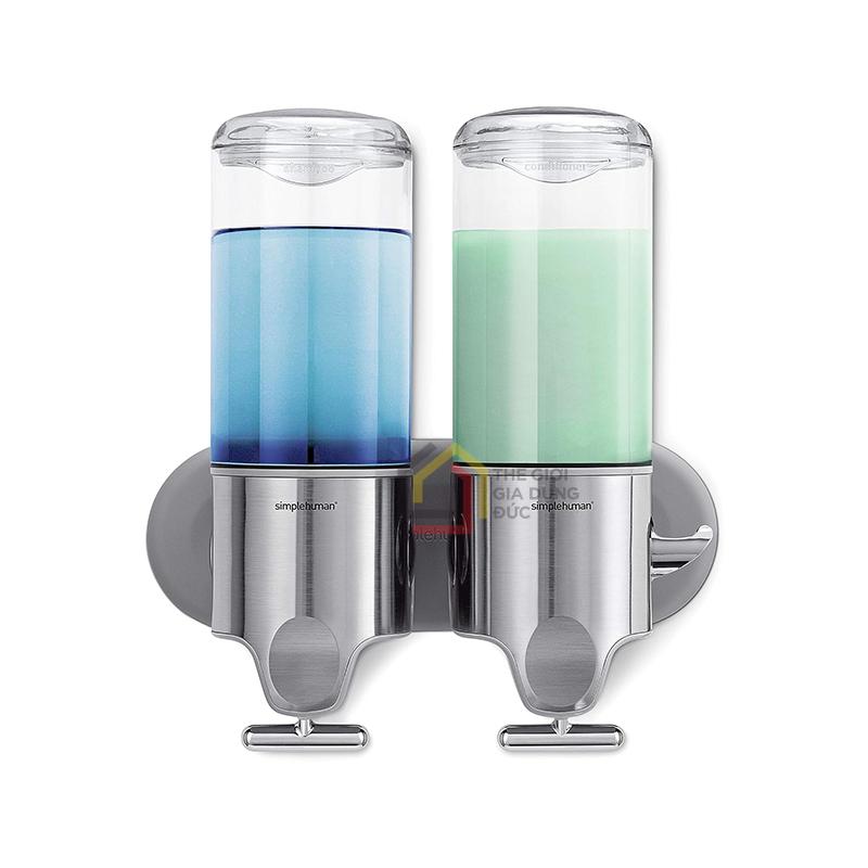 set-doi-binh-dung-sua-tam-nuoc-goi-dau-simplehuman Set đôi bình đựng sữa tắm, nước gội đầu Simplehuman