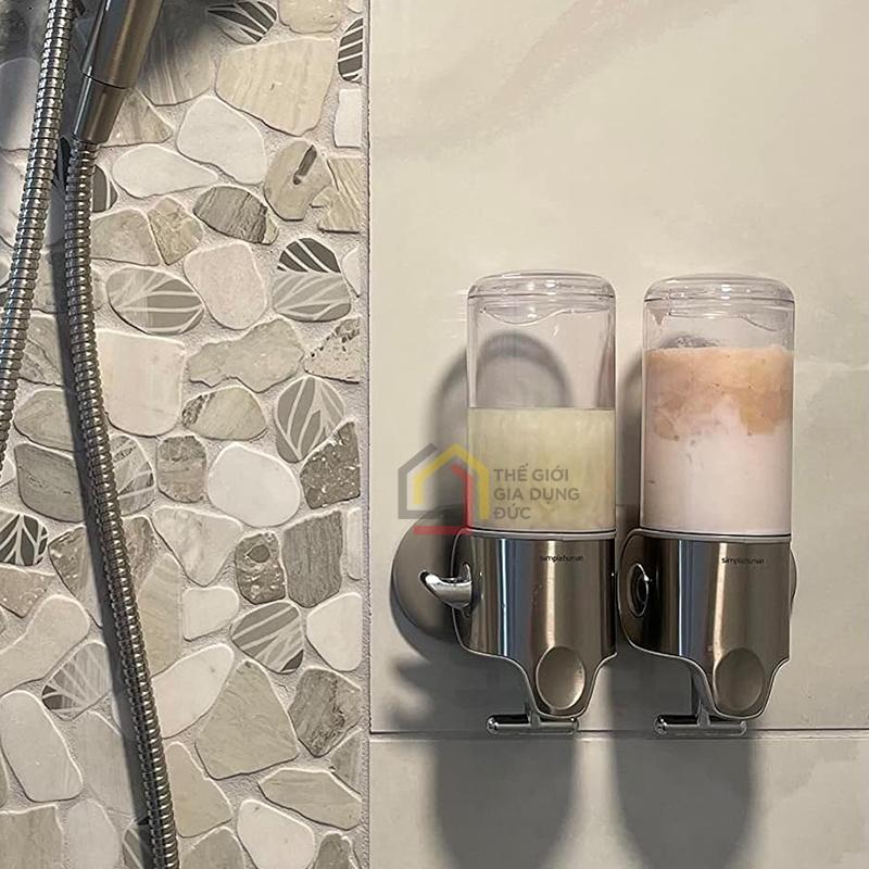 set-doi-binh-dung-sua-tam-nuoc-goi-dau-simplehuman10 Set đôi bình đựng sữa tắm, nước gội đầu Simplehuman