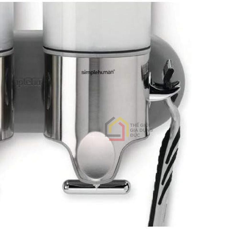 set-doi-binh-dung-sua-tam-nuoc-goi-dau-simplehuman3 Set đôi bình đựng sữa tắm, nước gội đầu Simplehuman