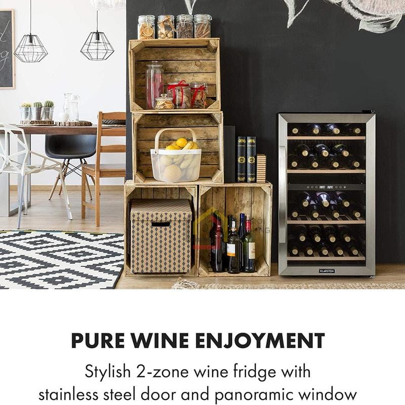 tu-ruou-klarstein-vinamour-45d-118l-1 Tủ rượu Klarstein Vinamour 45D 118L