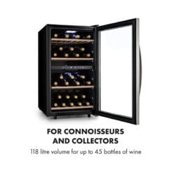 Tủ rượu Klarstein Vinamour 45D 118L