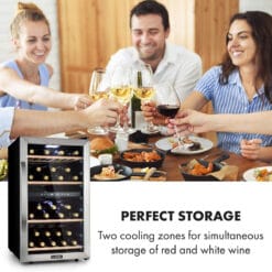 Tủ rượu Klarstein Vinamour 45D 118L