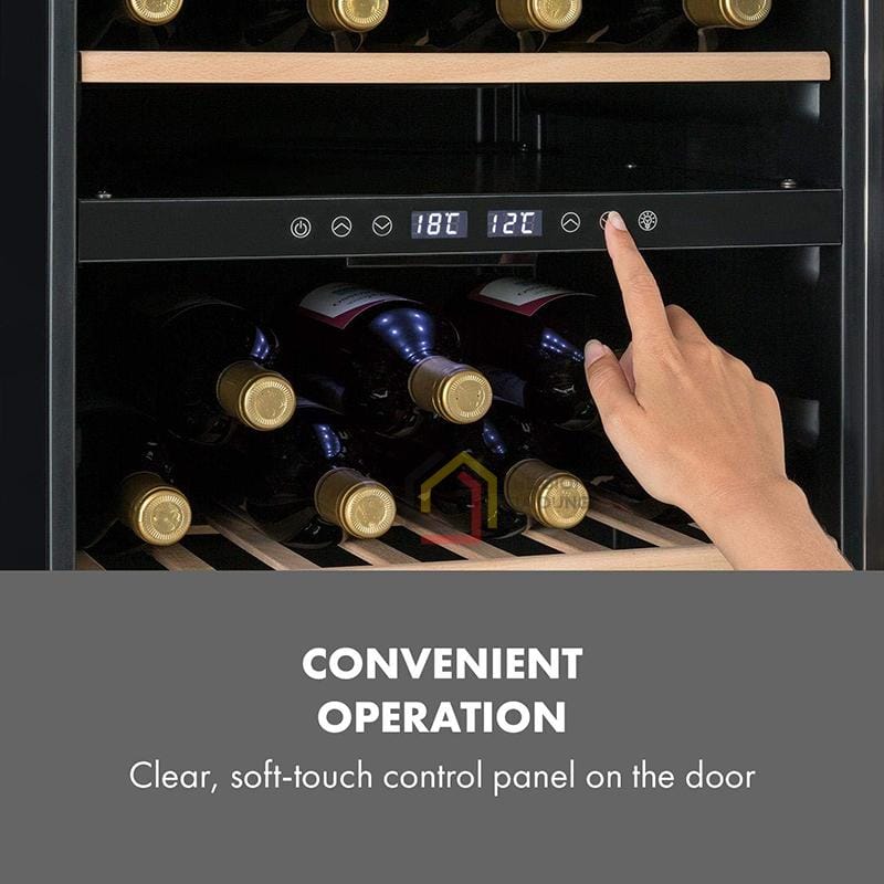 tu-ruou-klarstein-vinamour-45d-118l-5 Tủ rượu Klarstein Vinamour 45D 118L