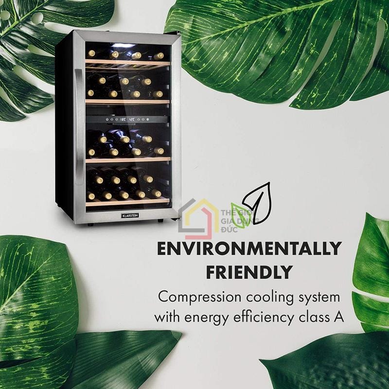 tu-ruou-klarstein-vinamour-45d-118l-6 Tủ rượu Klarstein Vinamour 45D 118L