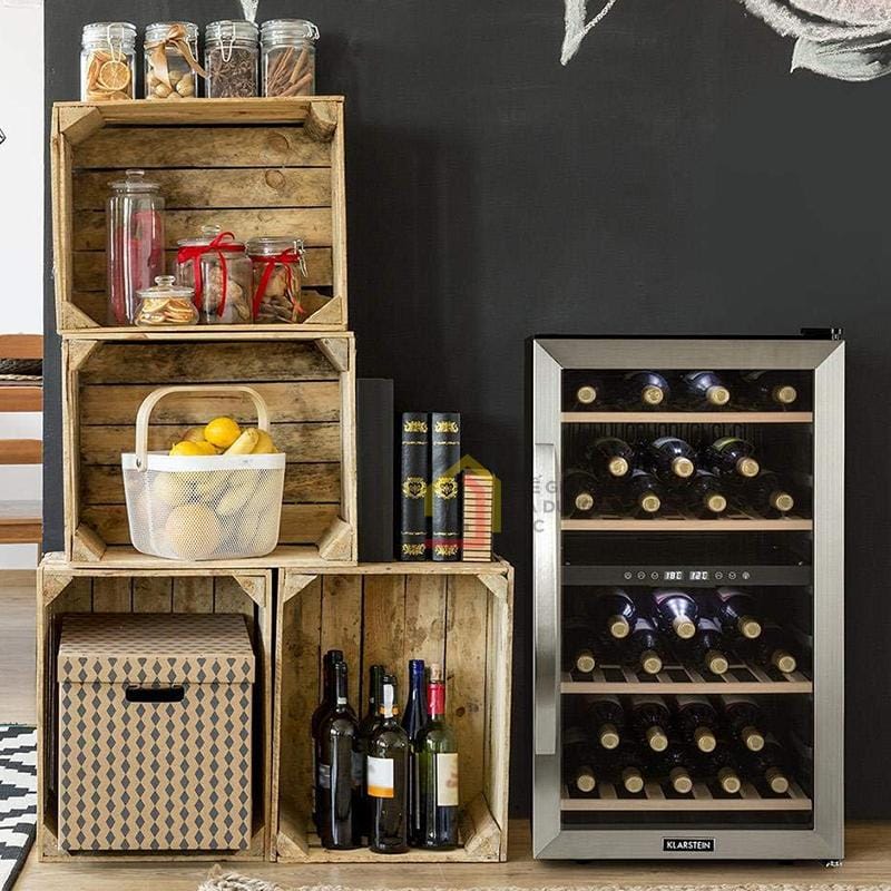 tu-ruou-klarstein-vinamour-45d-118l-8 Tủ rượu Klarstein Vinamour 45D 118L