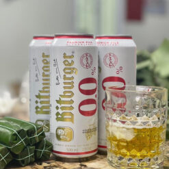 Bia lon Đức BITBURGER DRIVE 0.0% CANS thùng 24 lon 500ml