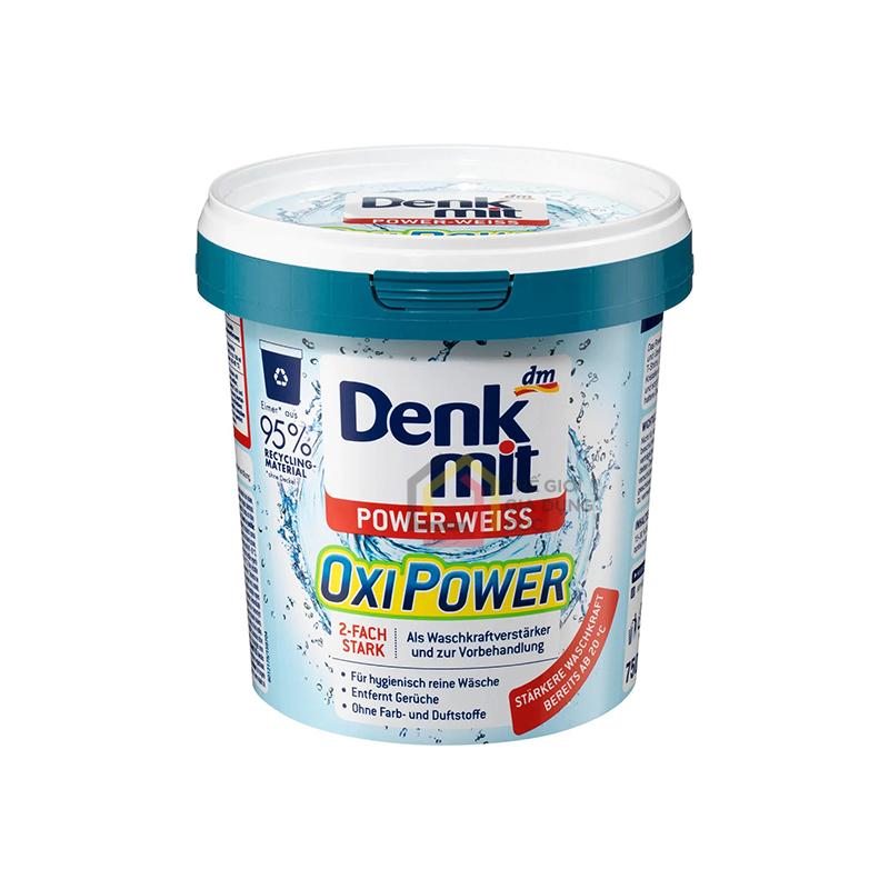 bot-tay-vet-o-tren-vai-quan-ao-trang-manh-me-denkmit-oxi-power (1) Bột tẩy vết ố trên vải, quần áo trắng mạnh mẽ Denkmit Oxi Power
