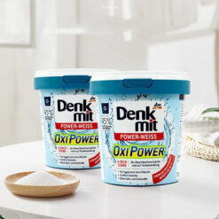 Bột tẩy vết ố trên vải, quần áo trắng mạnh mẽ Denkmit Oxi Power