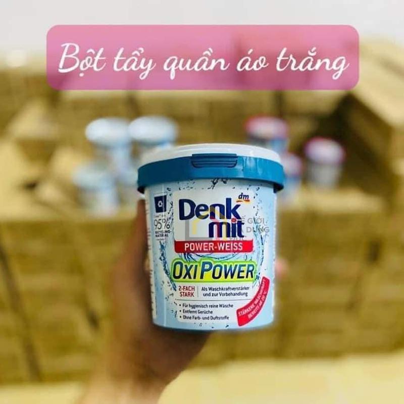 bot-tay-vet-o-tren-vai-quan-ao-trang-manh-me-denkmit-oxi-power (5) Bột tẩy vết ố trên vải, quần áo trắng mạnh mẽ Denkmit Oxi Power