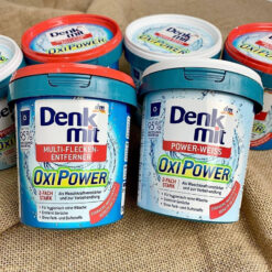 Bột tẩy vết ố trên vải, quần áo trắng mạnh mẽ Denkmit Oxi Power