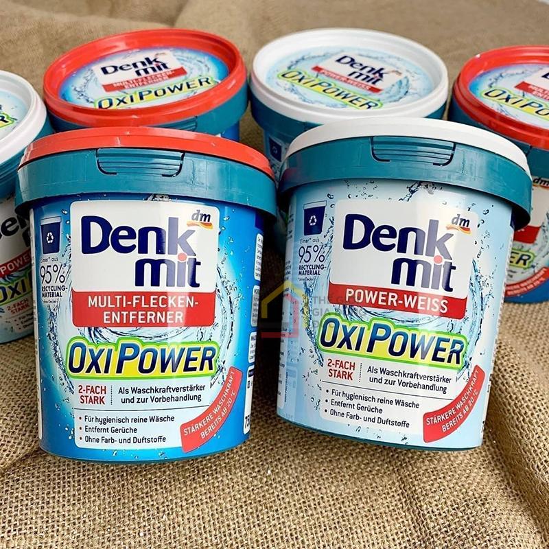 bot-tay-vet-o-tren-vai-quan-ao-trang-manh-me-denkmit-oxi-power (7) Bột tẩy vết ố trên vải, quần áo trắng mạnh mẽ Denkmit Oxi Power
