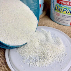 Bột tẩy vết ố trên vải, quần áo trắng mạnh mẽ Denkmit Oxi Power