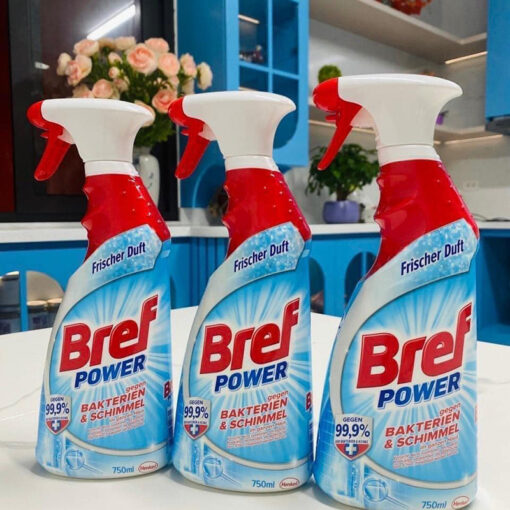 Chai xịt khử nấm mốc nhà vệ sinh, mốc tường Bref 750ml