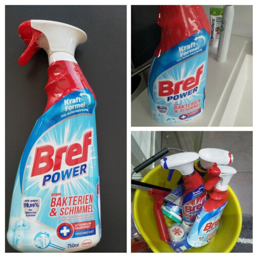 Chai xịt khử nấm mốc nhà vệ sinh, mốc tường Bref 750ml