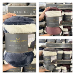 Chăn lông cừu Monte-Jardin Mỹ Size Queen (229x229cm), nặng 3,4 kg