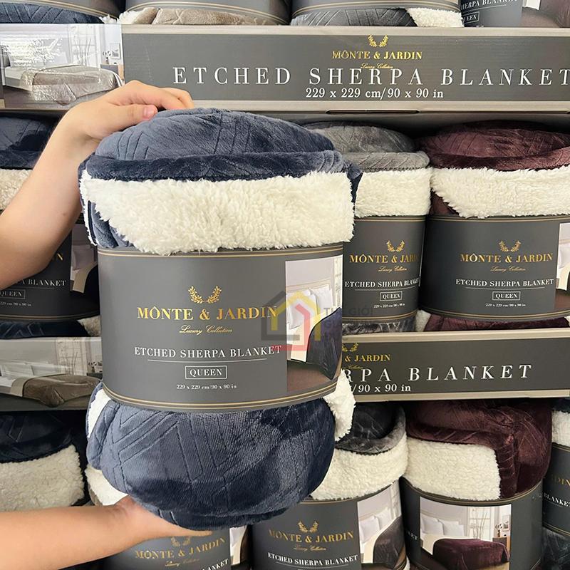chan-long-cuu-monte-jardin-my-size-queen1 Chăn lông cừu Monte-Jardin Mỹ Size Queen (229x229cm), nặng 3,4 kg
