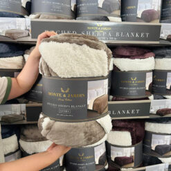 Chăn lông cừu Monte-Jardin Mỹ Size Queen (229x229cm), nặng 3,4 kg