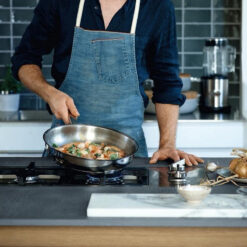 Chảo thép inox lòng trơn Wmf Flanne frying pan 28cm