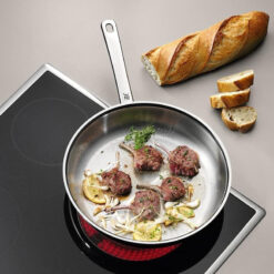 Chảo thép inox lòng trơn Wmf Flanne frying pan 28cm