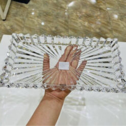 Đĩa pha lên Rogaska Crown Jewel 35x19 cm