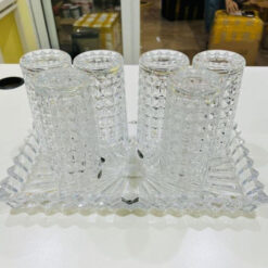 Đĩa pha lên Rogaska Crown Jewel 35x19 cm