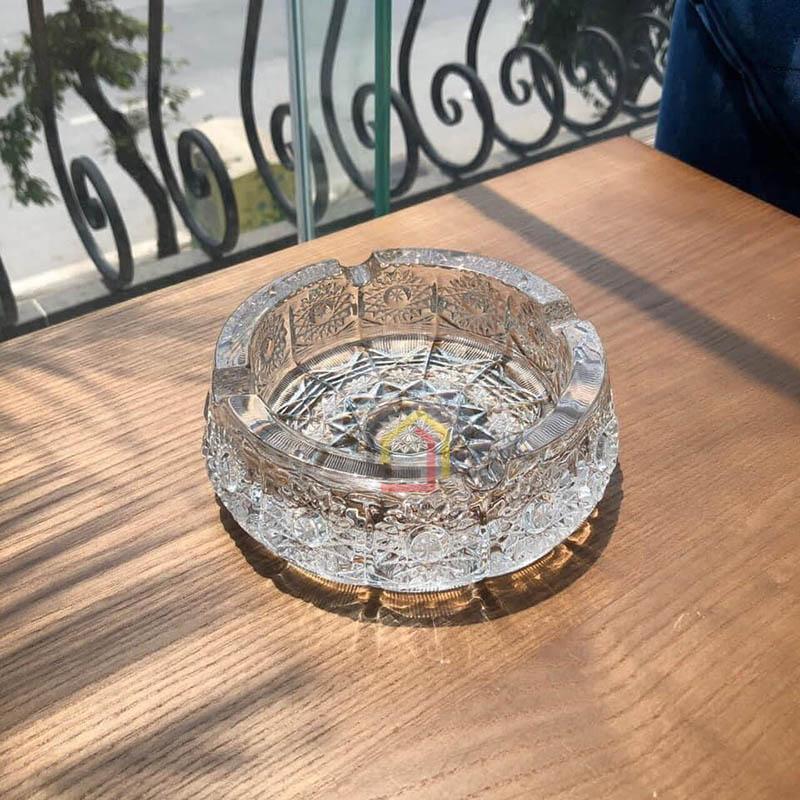 gat-tan-pha-le-bohemia-15cm Gạt tàn pha lê Bohemia 15cm