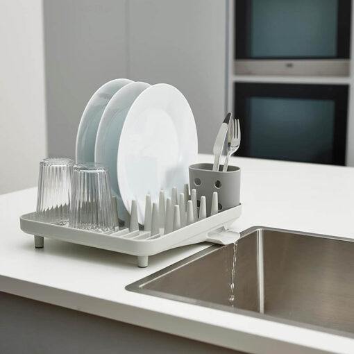 Giá úp bát đĩa Joseph Joseph 85151 Duo Compact Dish Rack - Grey