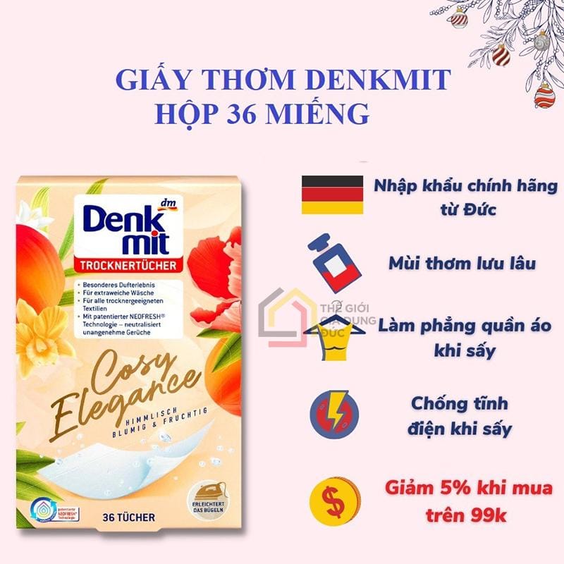 giay-thom-quan-ao-denkmit-36-to (5) Giấy thơm quần áo Denkmit 36 tờ