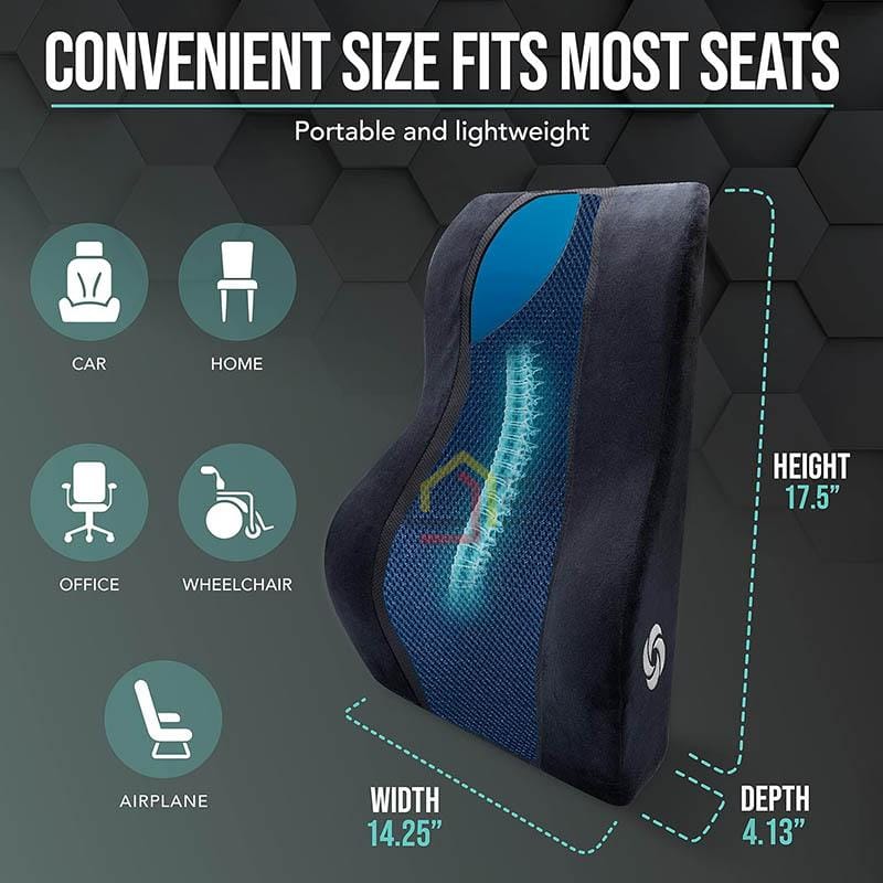 goi-tua-lung-samsonite-cooling-gel-size-to6 Gối tựa lưng Samsonite Cooling Gel size to