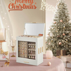 Hộp đựng trang sức, kính mắt Songmics 5 lớp có nắp kính