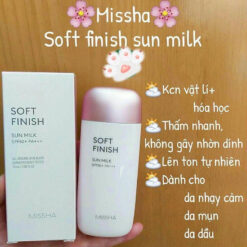 Kem chống nắng Missha Soft Finnish (Hồng)