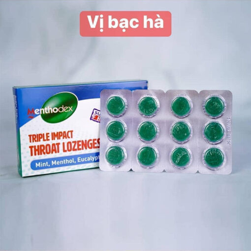 Kẹo ngậm ho Menthodex Hộp 2 vỉ x 12 viên