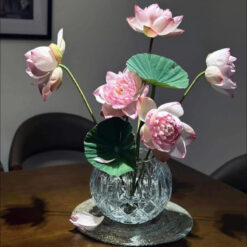 Lọ hoa cầu tròn pha lê Bohemia Sheffield 20.5cm