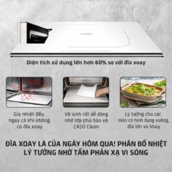 Lò vi sóng kèm nướng 2in1 CASO MG 20 Ceramic Menu