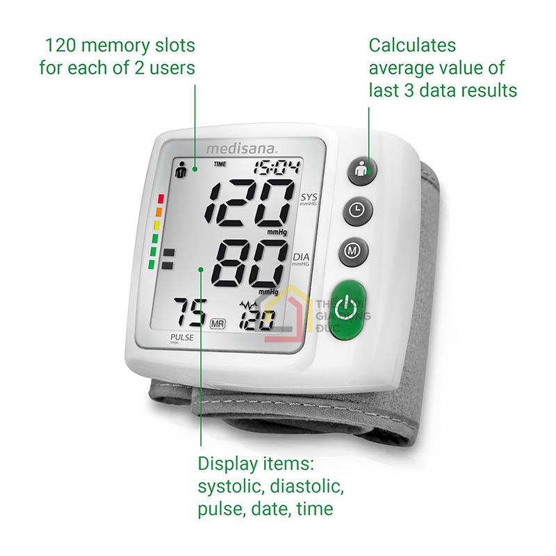may-do-huyet-ap-co-tay-medisana-bw315-4 Máy đo huyết áp cổ tay Medisana BW315
