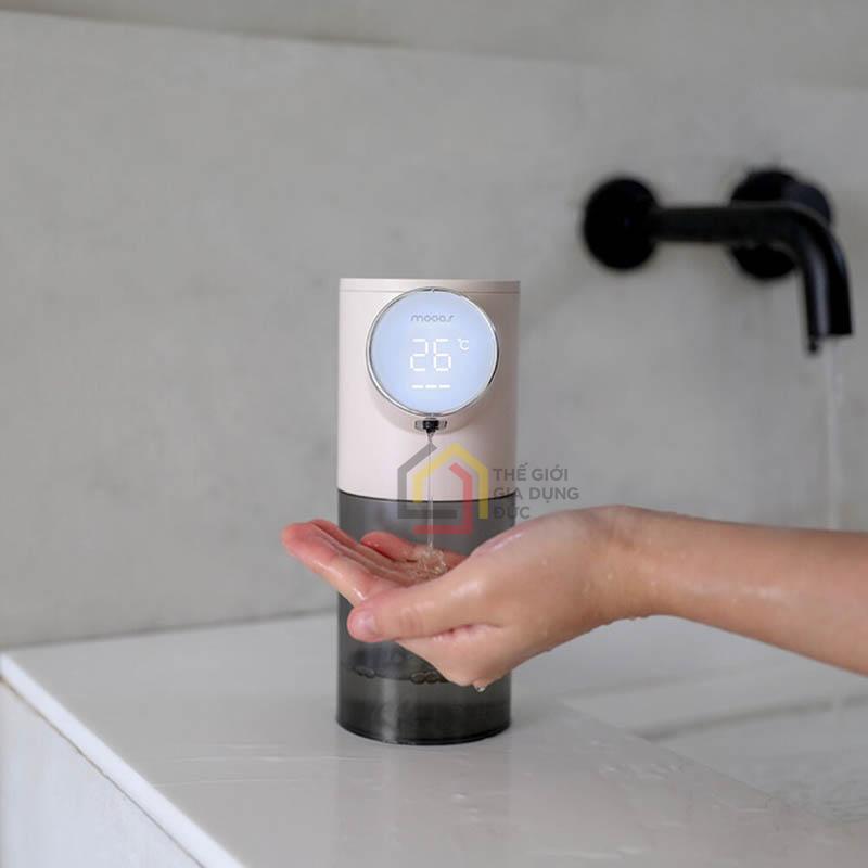may-rua-tay-cam-ung-mooas Máy rửa tay cảm ứng Mooas