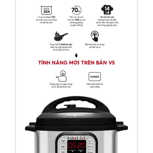 Nồi áp suất Instant Pot Duo V5