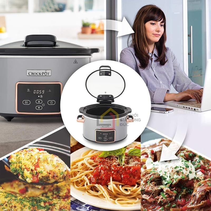 noi-nau-cham-ky-thuat-so-crockpot-csc059x-35l-silver-gold6 Nồi nấu chậm kỹ thuật số Crockpot CSC059X 3,5L Silver Gold