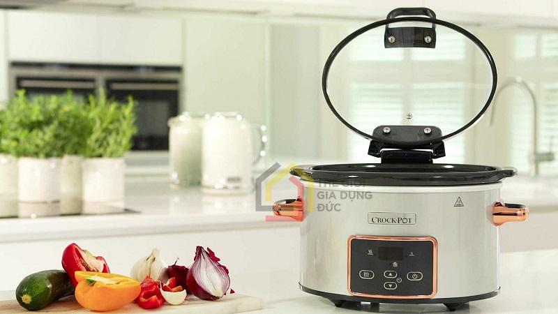 Nồi nấu chậm kỹ thuật số Crockpot CSC059X 3,5L Silver Gold