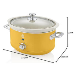 Nồi nấu chậm Swan SF17011YELN Retro 3.5L