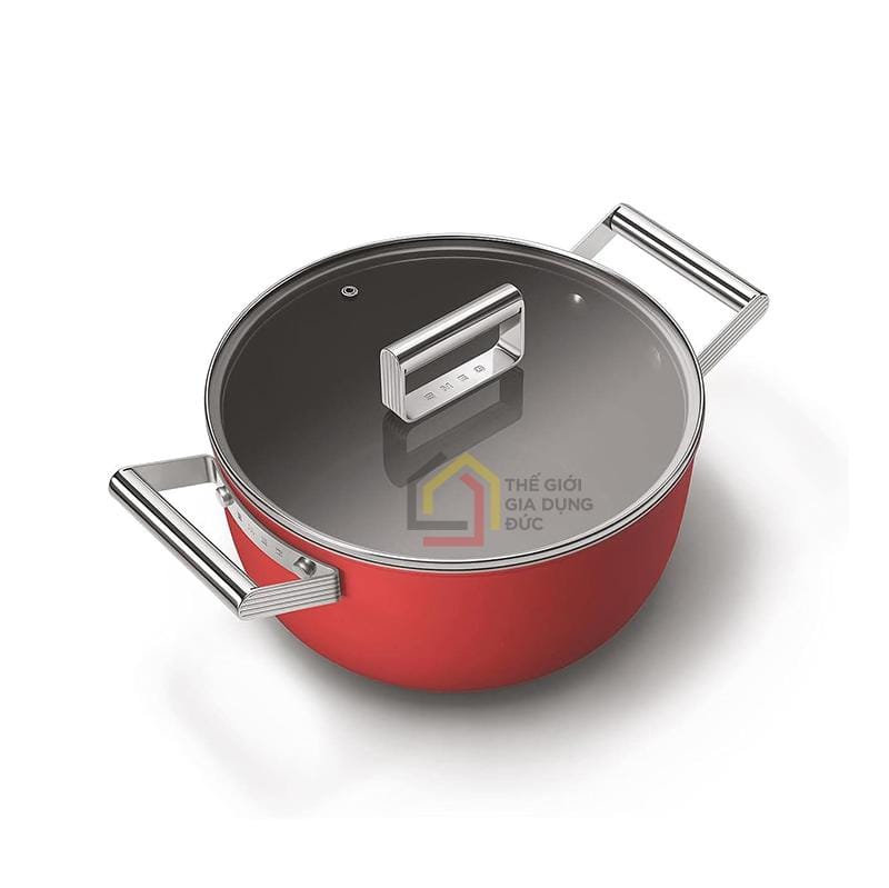 noi-smeg-casserole-ckfc2411rdm-24cm-mau-do1 Nồi Smeg Casserole CKFC2411RDM 24cm màu đỏ