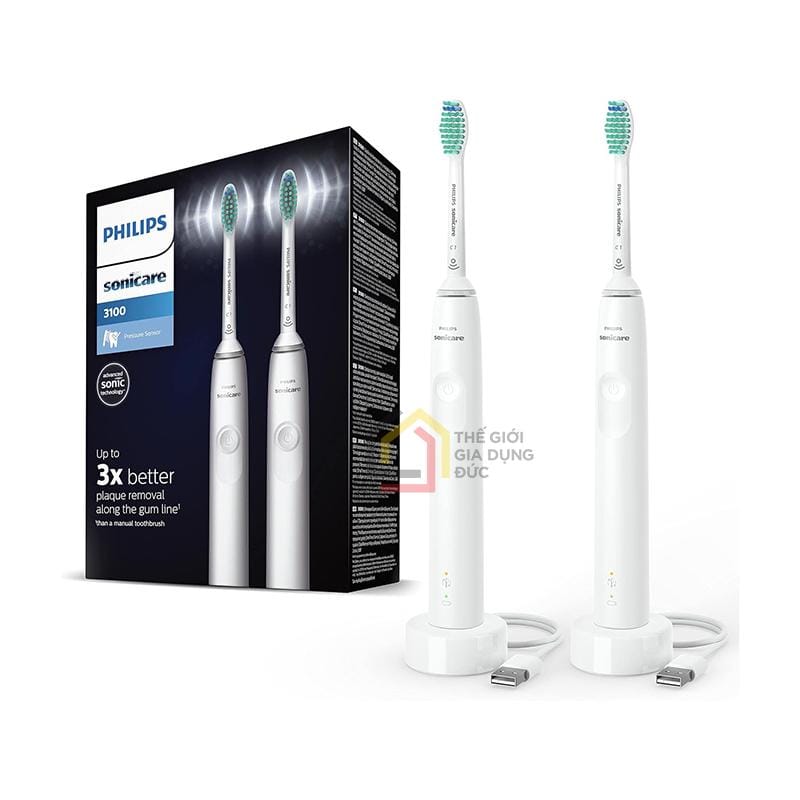 set-2-ban-chai-dien-philips-sonicare-hx3675-13 Set 2 Bàn chải điện Philips sonicare HX3675/13