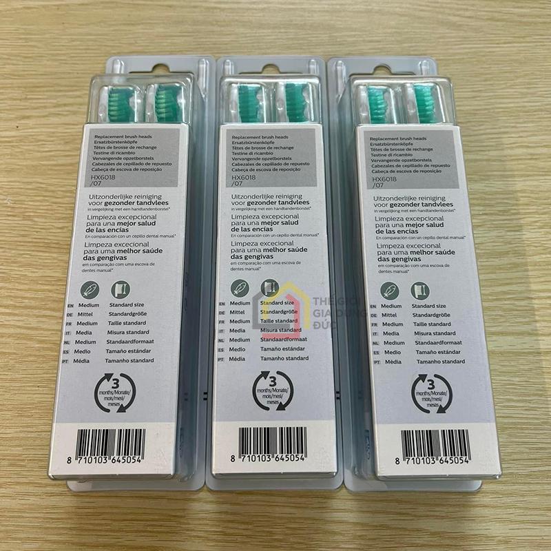 set-8-dau-ban-chai-thay-the-philips-sonicare-hx6018-07-5 Set 8 đầu bàn chải thay thế Philips Sonicare HX6018/07