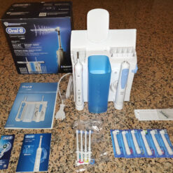 Set bàn chải điện + tăm nước Oral-B OxyJet Smart 5000